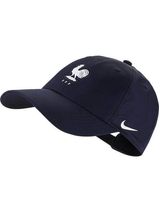 Nike Παιδικό Καπέλο Jockey Υφασμάτινο Heritage Navy Μπλε