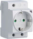 Hager Socket Panel Push Button Socket Switch 25...