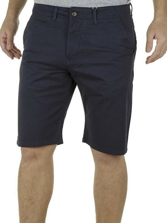 Double Ανδρική Βερμούδα Chino Navy Μπλε
