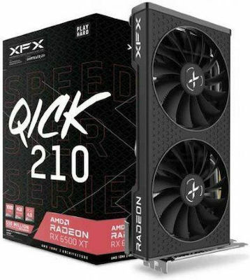 XFX Radeon RX 6500 XT 4GB GDDR6 Speedster QICK 210 Graphics Card