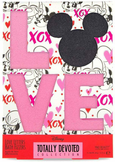 Mad Beauty Minnie & Mickey Totally Devoted Love Bath Bombs 240gr