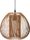 Atmosphera Noda Adjustable Pendant Light Copper with Socket E27