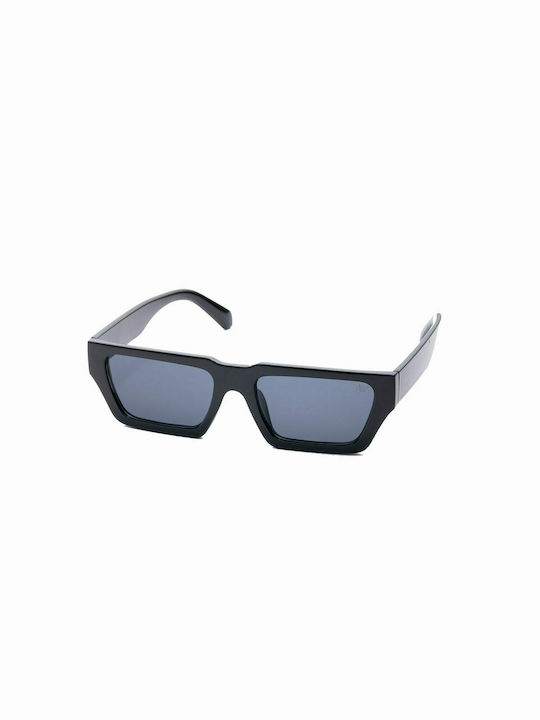 AV Sunglasses Manhattan Sonnenbrillen mit Black Rahmen und Schwarz Linse