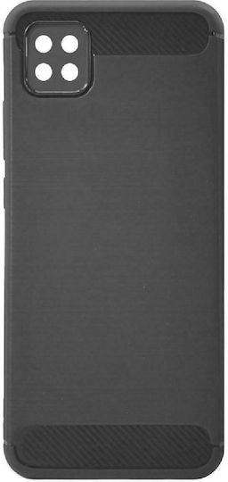 Powertech Back Cover Σιλικόνης Μαύρο (Galaxy A22 5G)