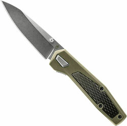 Gerber Fuse Pocket Knife Khaki with Blade made of Stainless Steel