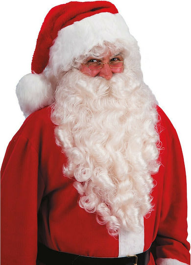 Christmas Beards Santa Claus White