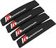 Carsun Door Guards for Car Door 8cm 4pcs Black