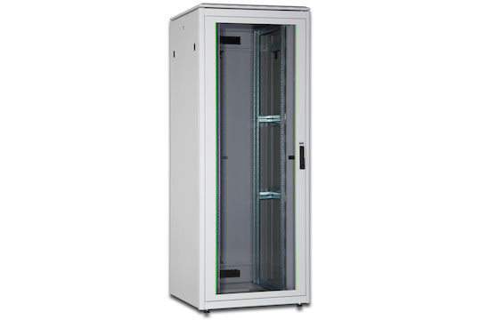 Digitus Unique Επιδαπέδια Καμπίνα Rack 36U 80x80cm Λευκό DN-19 36U-8/8-1