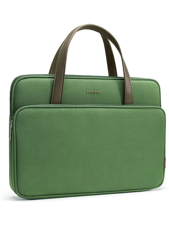 tomtoc Premium H21 Чанта Калъф за лаптоп 14" в Зелен цвят