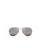 Ray Ban Aviator Sunglasses with Gold Metal Frame and Gray Polarized Lens RB3025 9196/G3