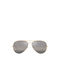 Ray Ban Aviator Γυαλιά Ηλίου με Χρυσό Μεταλλικό Σκελετό και Γκρι Polarized Καθρέφτη Φακό RB3025 9196/G3