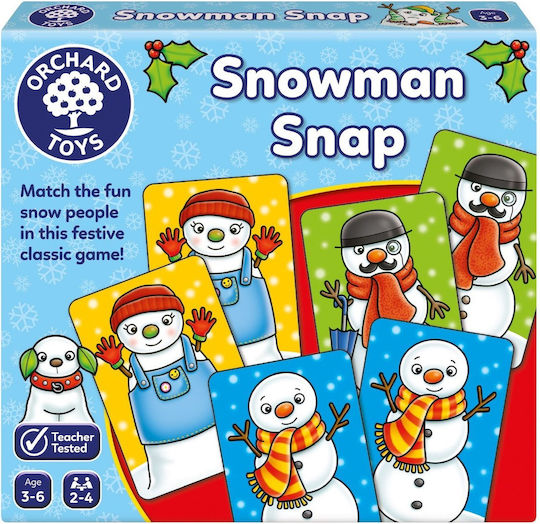 Настолна игра Snowman Snap за 2-4 играчи 3+ години (EN) Orchard