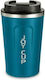 Cyclops Joy 004010241 Ποτήρι Θερμός Ανοξείδωτο BPA Free 380ml Μπλε με Επιστόμιο