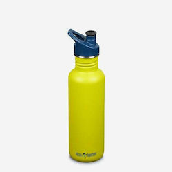 Klean Kanteen Classic Sport Sticlă de apă Oțel inoxidabil 800ml Galben