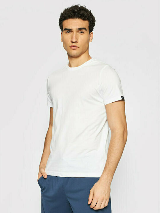 Joma Desert Ανδρικό T-shirt Λευκό Μονόχρωμο