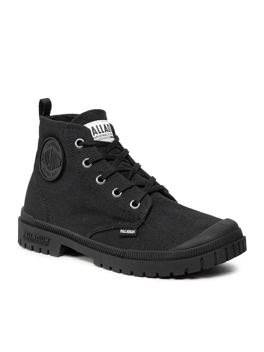 Palladium Pampa Ανδρικά Μποτάκια Μαύρα