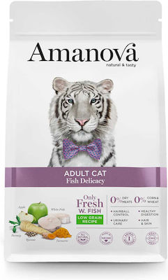 Amanova Adult Trockenfutter für erwachsene Katzen mit Fisch 1.5kg