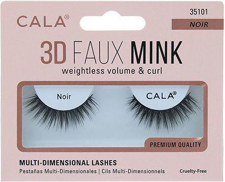 Folia Professional Faux Mink Μαγνητικές Βλεφαρίδες 3D Μαύρες