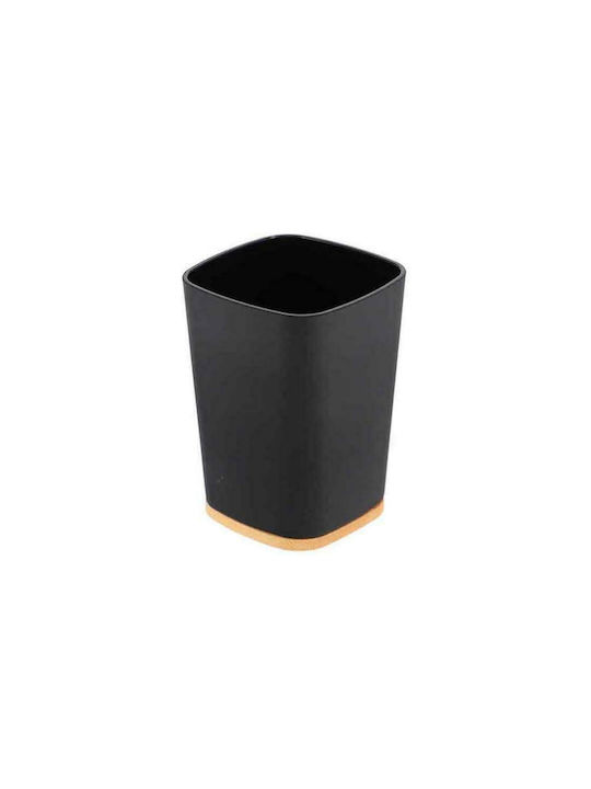 Atmosphera Rubber Plastic Cup Holder Countertop Black