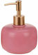 AT100806 Tabletop Ceramic Dispenser Pink