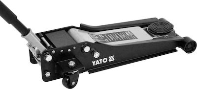 Yato Hydraulic Car Trolley Jack with Lifting Height up to 52cm and Lifting Weight up to 2.5 Tons