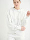 SugarFree Women's Hooded Sweatshirt White