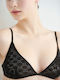 SugarFree Women's Bralette Bra Black