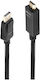 Lindy Cable DisplayPort male - HDMI male 0.5m Black (36920)