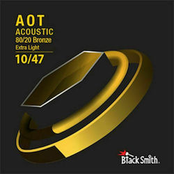 Blacksmith ABR-1047 AOT Acoustic 80/20 EL Σετ Χορδών 80/20 Bronze 10 - 47" Blacksmith ABR-1047 AOT Acoustic 80/20 EL Σετ Χορδών 80/20 Bronze 10 - 47"