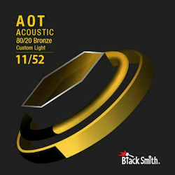 Blacksmith ABR-1152 AOT Acoustic Σετ Χορδών 80/20 Bronze 11 - 52" Blacksmith ABR-1152 AOT Acoustic Σετ Χορδών 80/20 Bronze 11 - 52"