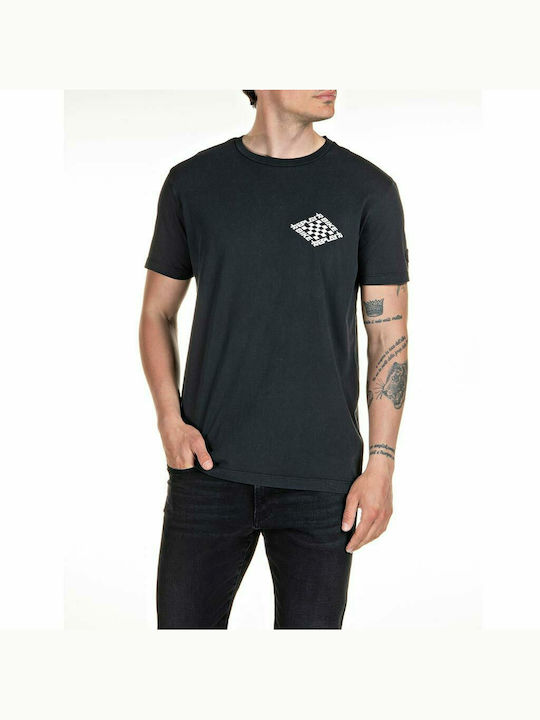 Replay Men's Short Sleeve T-shirt Black