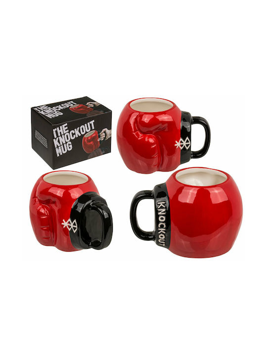 Out of the Blue Boxing Glove Mug Ceramic Red 500ml
