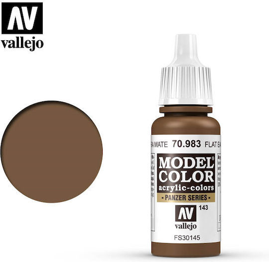 Acrylicos Vallejo Model Χρώμα Μοντελισμού Flat Earth 17ml