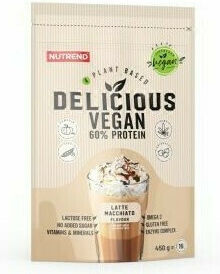 Nutrend Delicious Vegan Protein Gluten & Lactose Free with Flavor Latte Macchiato 450gr