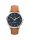 Timex Waterbury Classic Men's Watch 40mm Battery with Brown Leather Strap