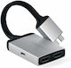 Satechi Μετατροπέας USB-C male σε HDMI 2x female Ασημί 1τμχ ST-TCDHAS