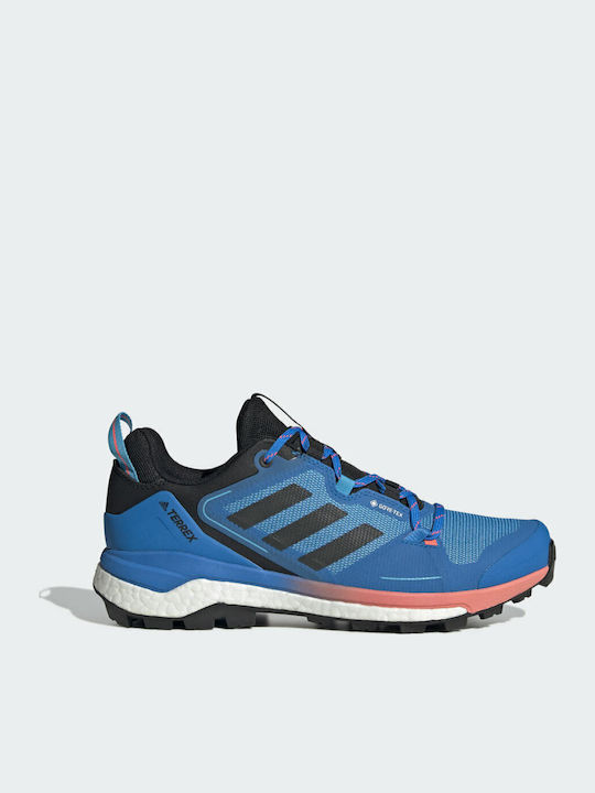 adidas Terrex Skychaser 2.0 Ανδρικά Ορειβατικά Παπούτσια Αδιάβροχα με Μεμβράνη Gore-Tex Blue Rush / Grey Six / Turbo