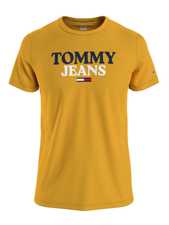 Ανδρικά T-shirts Tommy Hilfiger Κίτρινα 