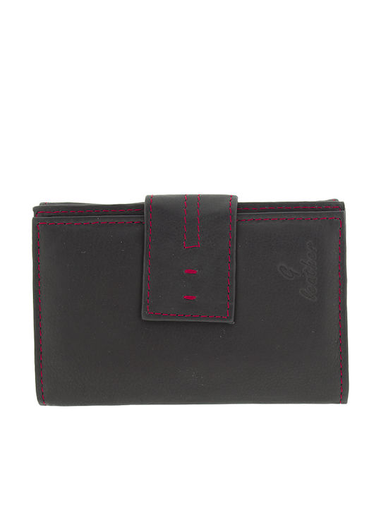 Small Leather Women's Wallet Classic Black