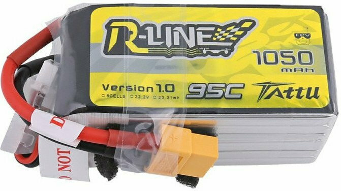 Akumulator Tattu R-Line 1050mAh 22.2V 95C 6S1P XT60