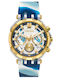 Breeze FanC Women's Watch Chronograph with Rubber Strap