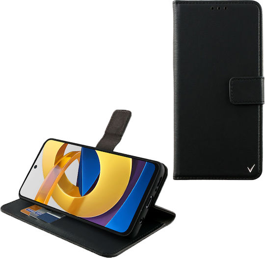 Volte-Tel Allure Magnet Wallet Δερματίνης Μαύρο (Poco M4 Pro)