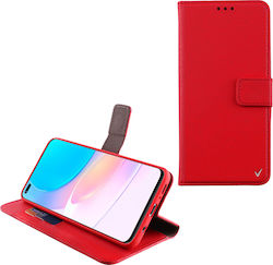 Volte-Tel Allure Magnet Synthetic Leather Wallet Red (Huawei Nova 8i)