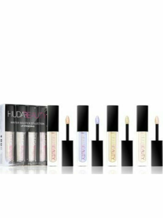 Huda Beauty Winter Solstice Mini Lip Strobe Σετ Μακιγιάζ για το Πρόσωπο 4τμχ
