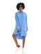 Only Women's Monochrome Long Sleeve Shirt Ultramarine