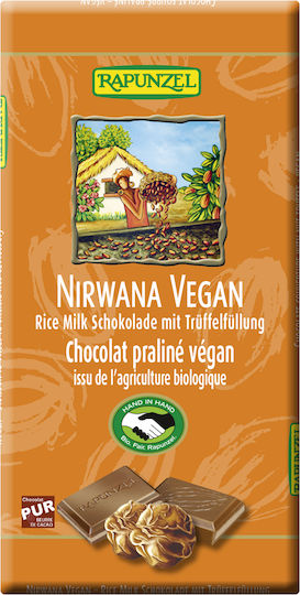 Rapunzel Nirvana Organic Chocolate Milk with Pralina Vegan 100gr