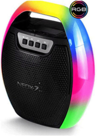 Sonic Gear NEOX7 Ηχείο Bluetooth 5W με Ραδιόφωνο και Διάρκεια Μπαταρίας έως 8 ώρες Μαύρο