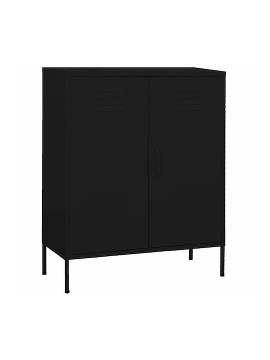 Office Storage Metal Cabinet Black Velvet-Black...