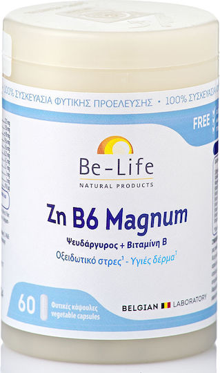 Be-Life Zn B6 Magnum 60 вегетариански капсули