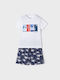 Mayoral Kids Set with Shorts Summer 2pcs White